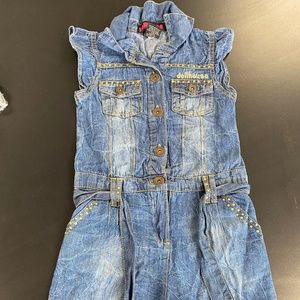 Children's Jean Romper